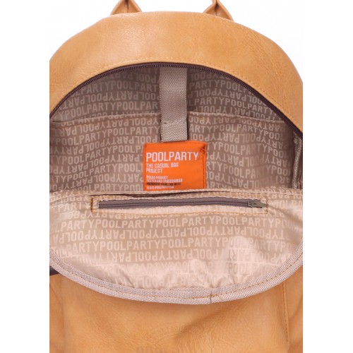  Women's backpack POOLPARTY Xs brown - photo 3