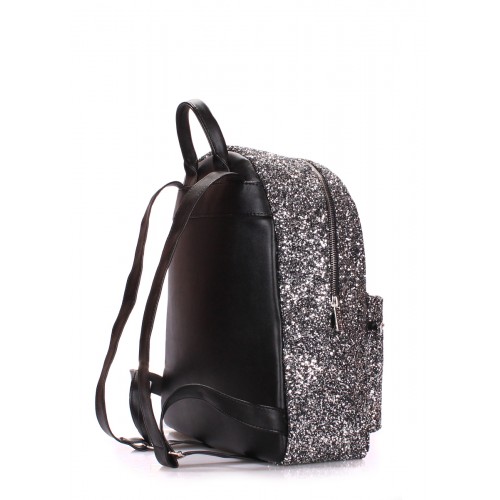  Women's backpack shiny POOLPARTY Xs silver - photo 2