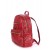 Women's leather backpack POOLPARTY Mini red Women's leather backpack POOLPARTY Mini red