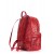 Women's leather backpack POOLPARTY Mini red Women's leather backpack POOLPARTY Mini red