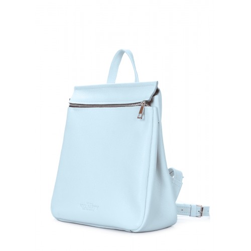  Leather blue backpack POOLPARTY Venice blue - photo 1