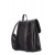 Backpack leather on strings POOLPARTY Paris black Backpack leather on strings POOLPARTY Paris black
