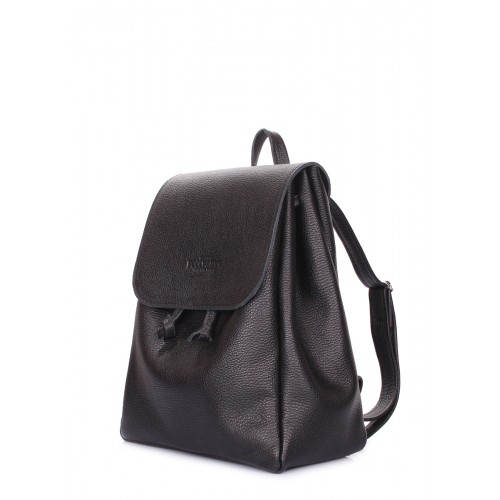  Backpack leather on strings POOLPARTY Paris black - photo 1