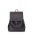 Backpack leather on strings POOLPARTY Paris black Backpack leather on strings POOLPARTY Paris black