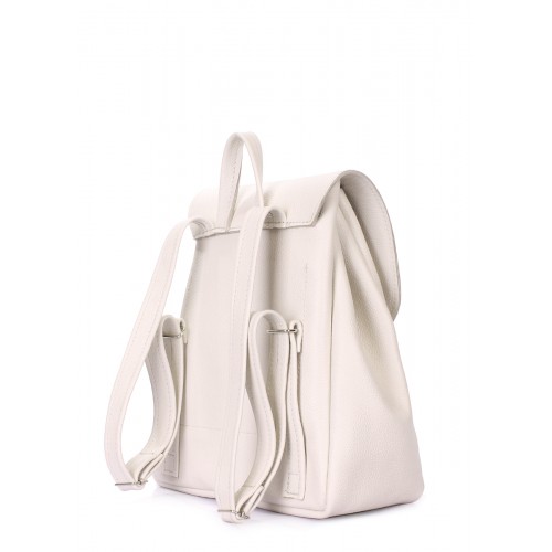  Backpack leather on strings POOLPARTY Paris beige - photo 2