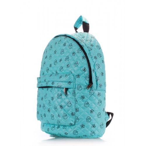  Backpack quilted with ducks POOLPARTY blue - photo 1