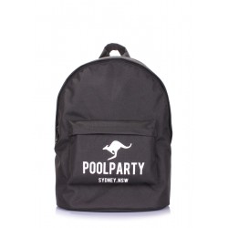 Рюкзак молодіжний POOLPARTY чорний