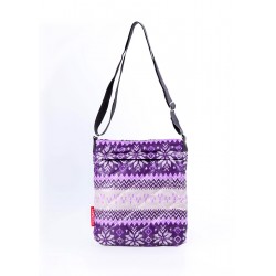POOLPARTY tablet bag with nordic ornament purple