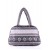 POOLPARTY handbag with nordic ornament gray POOLPARTY handbag with nordic ornament gray