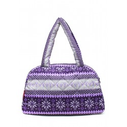 POOLPARTY handbag with Nordic ornament purple