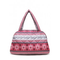 POOLPARTY handbag with Nordic ornament red