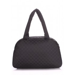 POOLPARTY Quilted Satchel Bag black