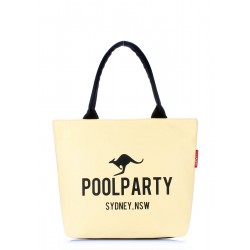 Cotton bag POOLPARTY yellow