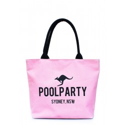 Коттоновая сумка POOLPARTY розовый
