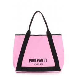 Коттоновая сумка POOLPARTY Laguna розовый