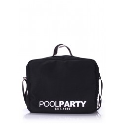 Сумка POOLPARTY Original с ремнем на плечо черный