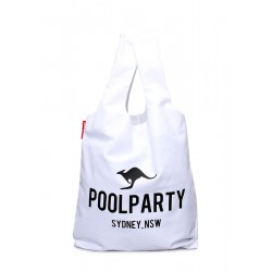 Коттоновая сумка POOLPARTY белый