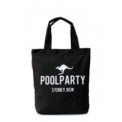 Коттоновая сумка POOLPARTY черный