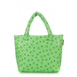 Puffy POOLPARTY bag with green print