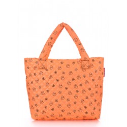 Puffy POOLPARTY bag with print orange