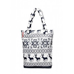 Puffy POOLPARTY bag with deers white