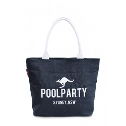 Джинсовая сумка POOLPARTY синий