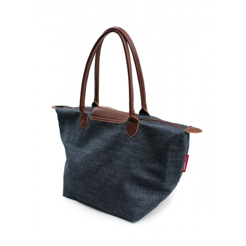  POOLPARTY denim bag with flap blue - photo 1