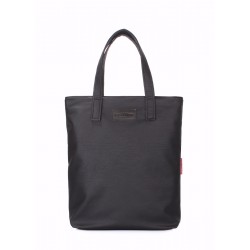 Tulip faux leather bag black