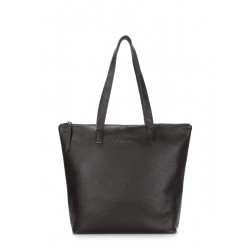 Leather bag POOLPARTY Secret black