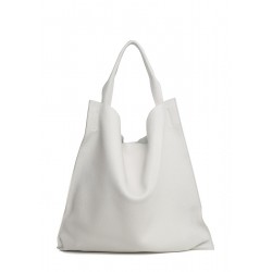 Bohemia white leather bag white