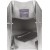 Leather bag POOLPARTY Mania silver Leather bag POOLPARTY Mania silver