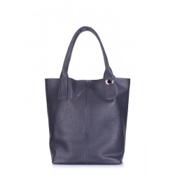 Leather bag POOLPARTY Podium blue