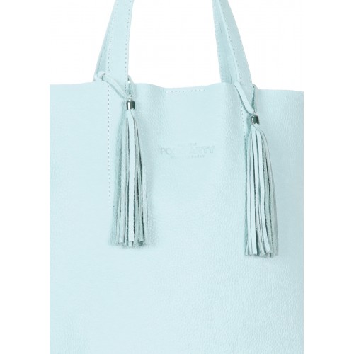  Blue leather bag POOLPARTY Angel blue - photo 2