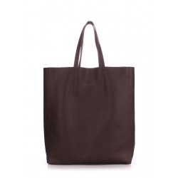 Leather bag POOLPARTY City brown