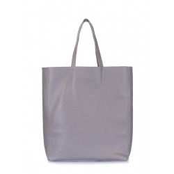 Leather bag POOLPARTY City gray