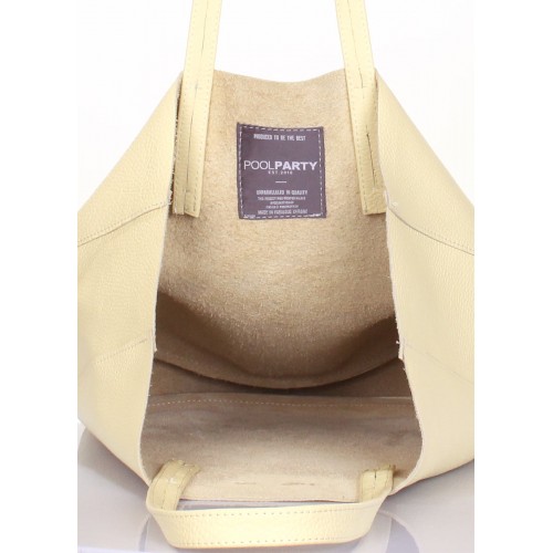  POOLPARTY City Leather Bag yellow - photo 3