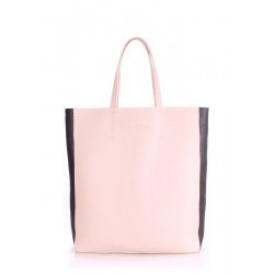 Leather bag POOLPARTY City beige