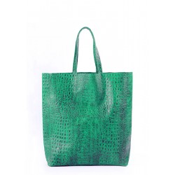 POOLPARTY City leather bag green