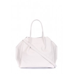 Leather bag POOLPARTY Soho Remix white