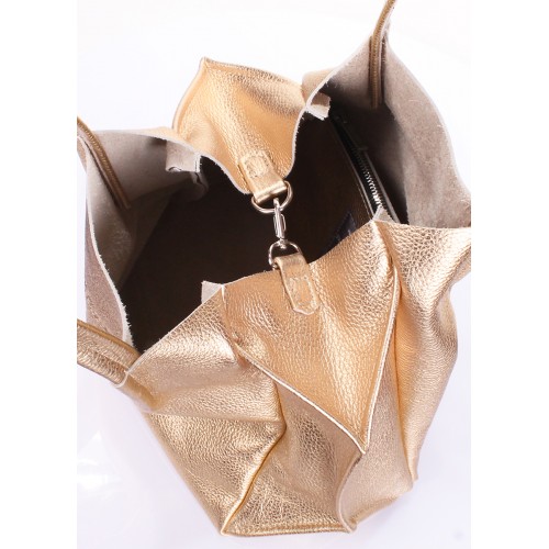  Leather bag POOLPARTY Soho Remix gold - photo 2