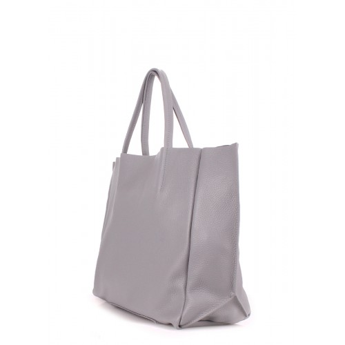  Leather bag POOLPARTY Soho gray - photo 1