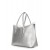 Leather bag POOLPARTY Sense silver Leather bag POOLPARTY Sense silver