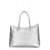 Leather bag POOLPARTY Sense silver Leather bag POOLPARTY Sense silver