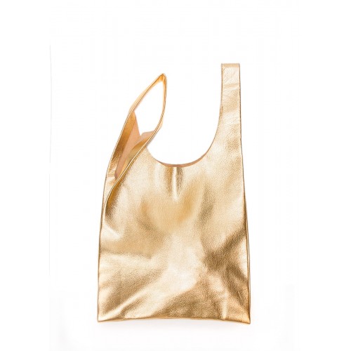  Кожаная сумка POOLPARTY Tote золотой - фото 1