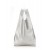 Leather bag POOLPARTY Tote silver Leather bag POOLPARTY Tote silver