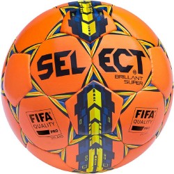Мяч футбольный SELECT Brillant Super FIFA оранжевый размер 5