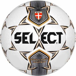 Мяч футбольный SELECT Brillant Super (001) бел/сер/корич/чер размер 5