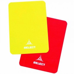 Карточки арбитра SELECT, один комплект, (231) желт/красн