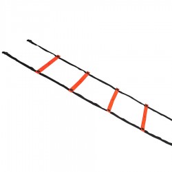 Координационная лестница SELECT Agillity ladder - indoor (216), оранж/черн (14 ступеней, 6 м)