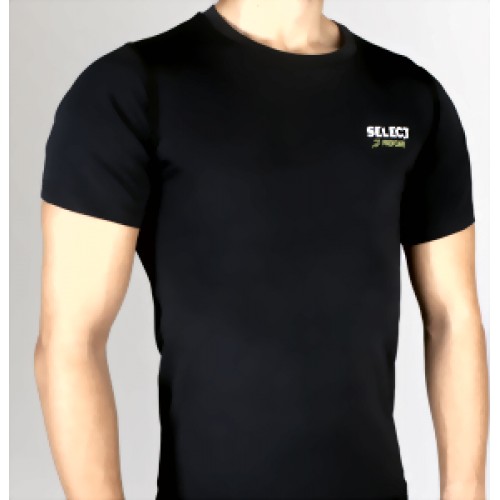  Термобілизна SELECT Compression T-Shirt with short sleeves 6900 чорний p.S – фото 1